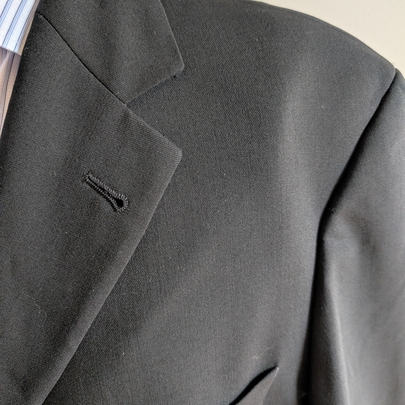 🇩🇪Hugo Boss EINSTEIN/Sigma Black Sport Coat with Notch Lapel - Picture 5 of 15